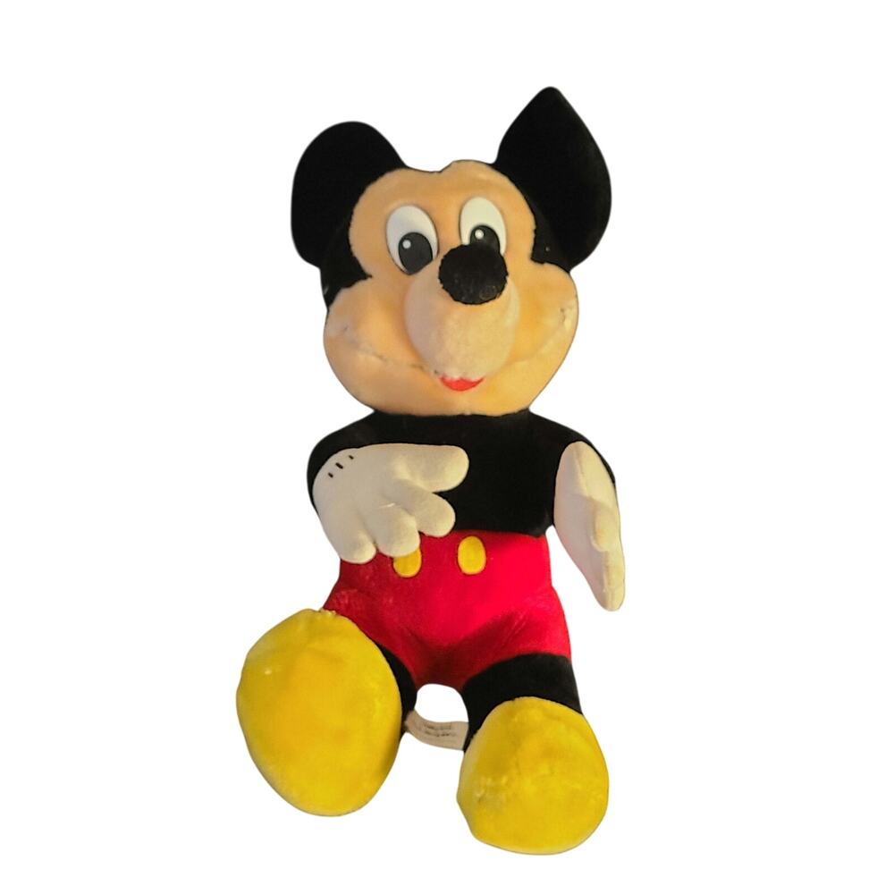 Vintage Disneyland Disneyworld Parks 14" Mickey Mouse Made in Korea